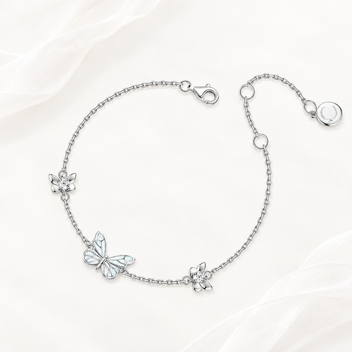 Luminous Dream Blue Butterfly Bracelet