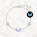 Luminous Dream Purple Butterfly Bracelet