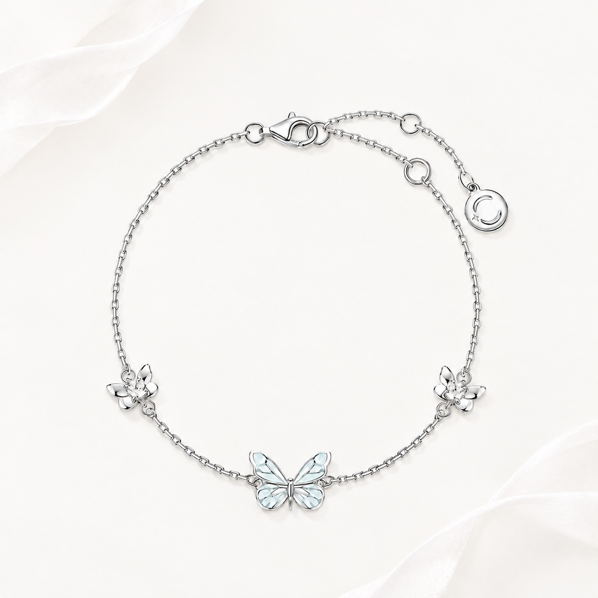 Luminous Dream Blue Butterfly Bracelet